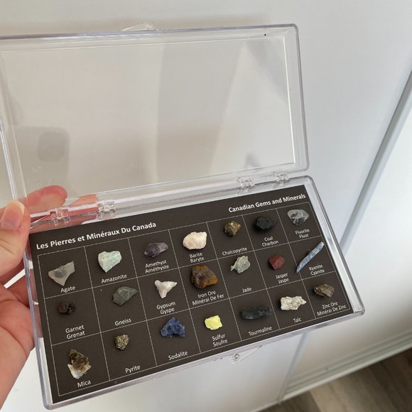 Canadian Gems & Minerals Display Case (Authentic) - Picture 2 of 3